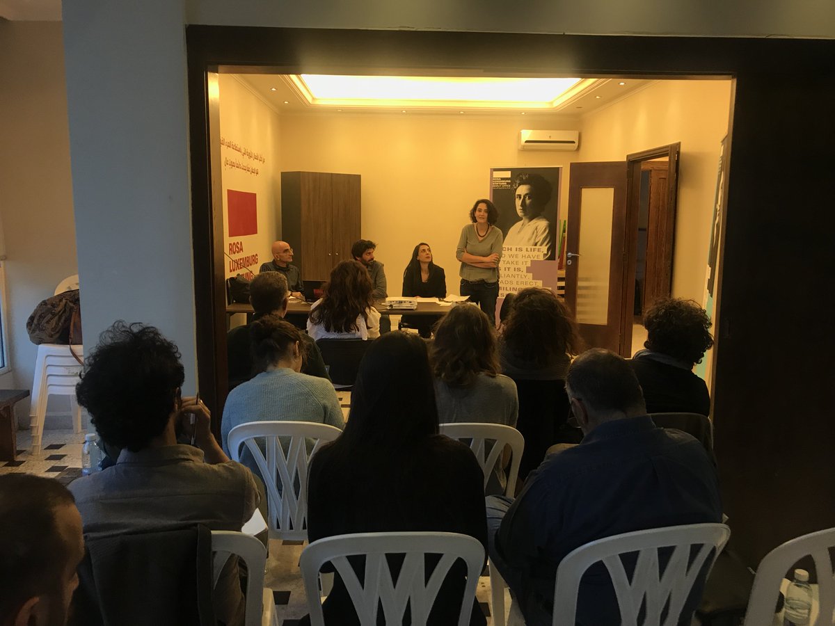 TheCeSSRA's tweet photo. Our #LSroundtable on the #WorkersMovement in #Lebanon is starting now, with Dr Lea Boukhater, Mohammad Zbeeb, moderated by our very own Ounsi Daif https://t.co/afwZVFvTYB