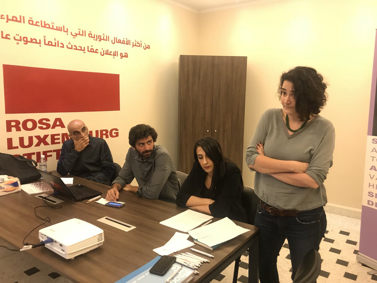 TheCeSSRA's tweet photo. Our #LSroundtable on the #WorkersMovement in #Lebanon is starting now, with Dr Lea Boukhater, Mohammad Zbeeb, moderated by our very own Ounsi Daif https://t.co/afwZVFvTYB