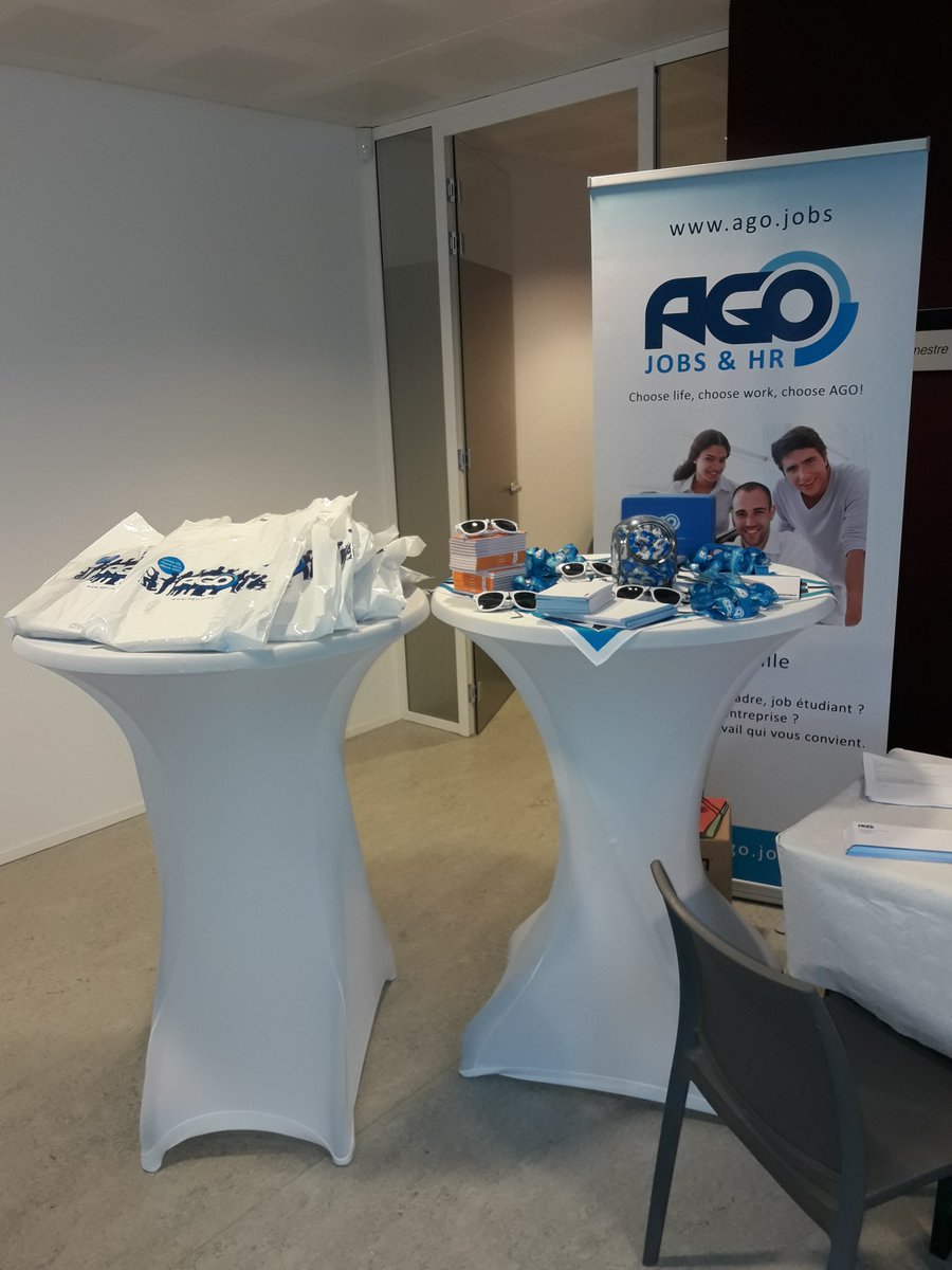 ago_jobs's tweet photo. Onze collega's van AGO Jobs & HR kantoor Tournai stonden gisteren paraat op de #JobGo beurs! Kon je er niet bij zijn? Geen nood, contacteer ons gerust via tournai@ago.jobs of T. 069 67 07 19! https://t.co/tkg2mAGmkZ