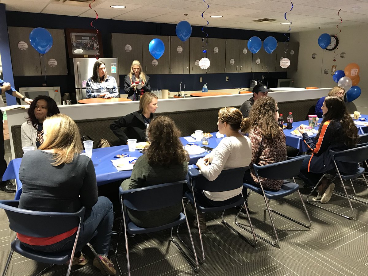 RHSFalcons's tweet photo. The RHS 4th Annual Tigers Opening Day Luncheon! Great times with a great staff! #RcsRhsFalcons https://t.co/TlH6kUlcoI