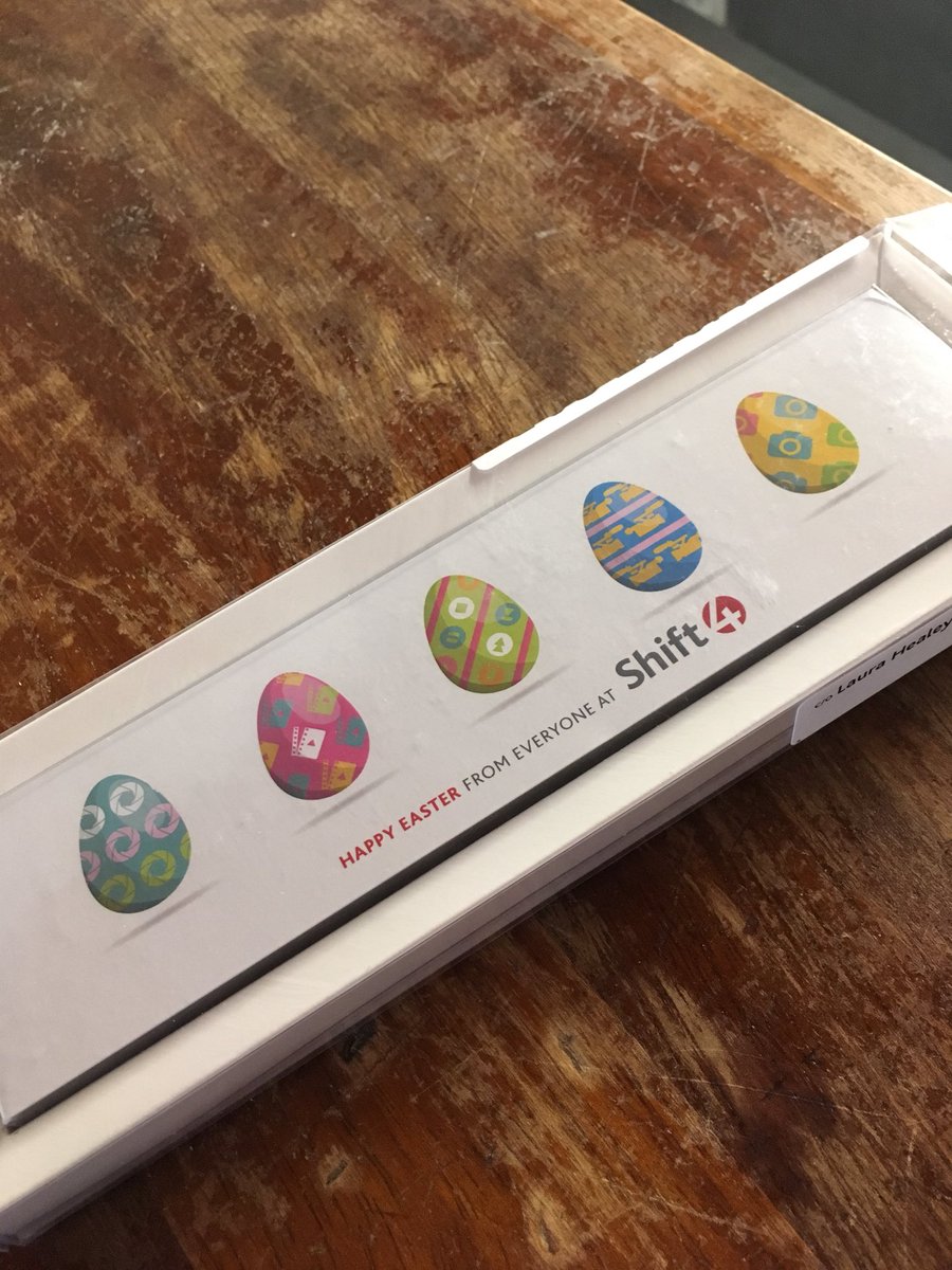 TheHealster's tweet photo. Easter treats from @shift4broadcast 🐣🐣 thanks guys! https://t.co/Wh5OuL7V4T