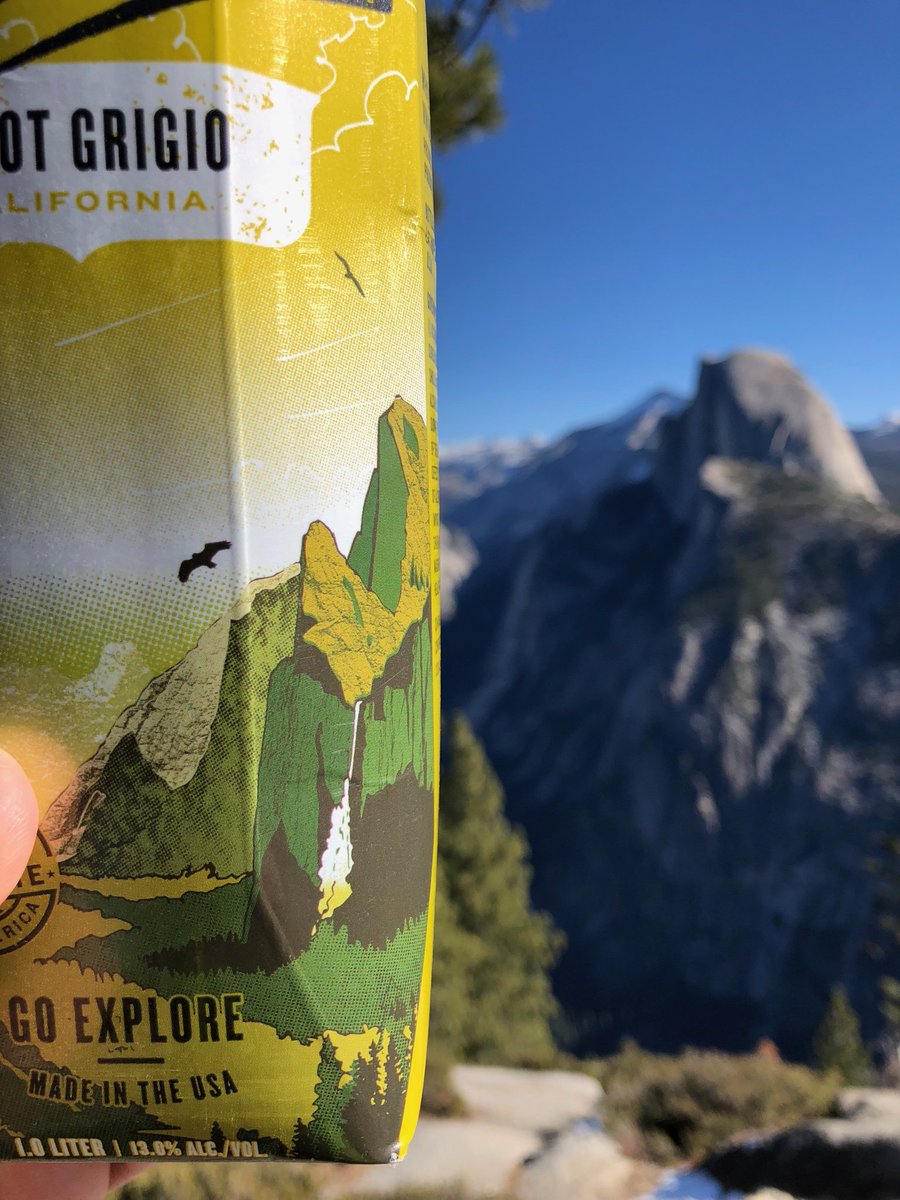 When the view matches your wine label. We love Yosemite! #FindYourPark #GoExplore