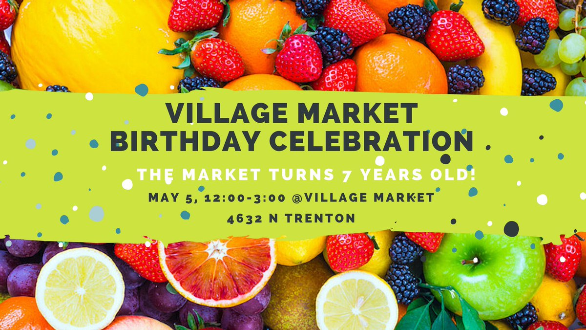 Ceeeeelebrate good times come on!  Add it to your calendars and help us celebrate Village Market’s 7th birthday. May 5th. More details to come. #villagemarket #goodfood #birthday #pdxevents
