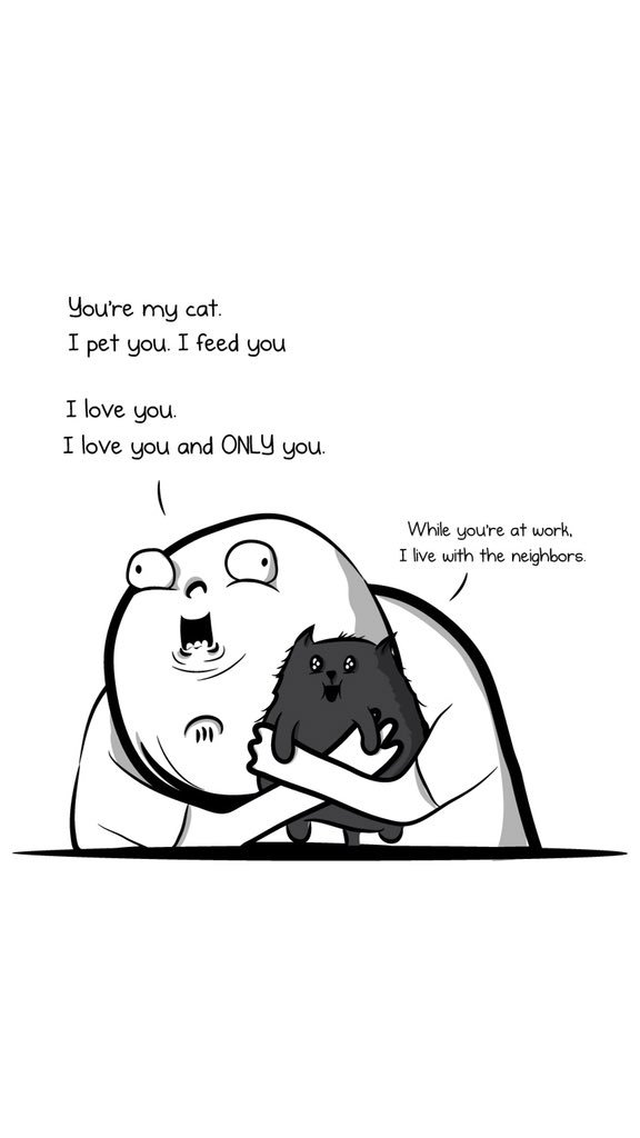 Oatmeal's tweet image. 🐈