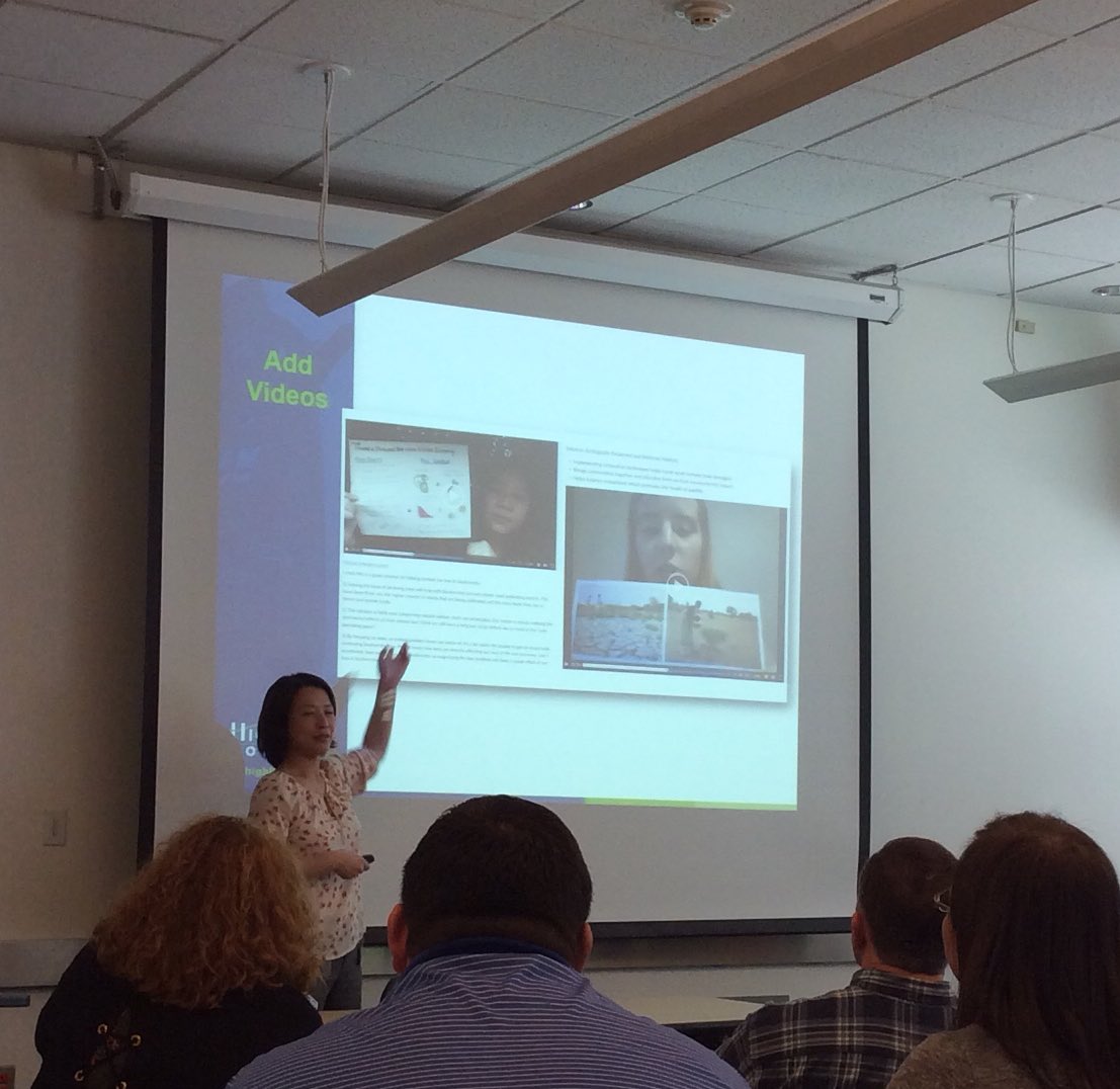 edu_kaitm's tweet photo. #2018WACC Students record a video using the canvas discussion board to make connections and foster community. https://t.co/znu349AR7T
