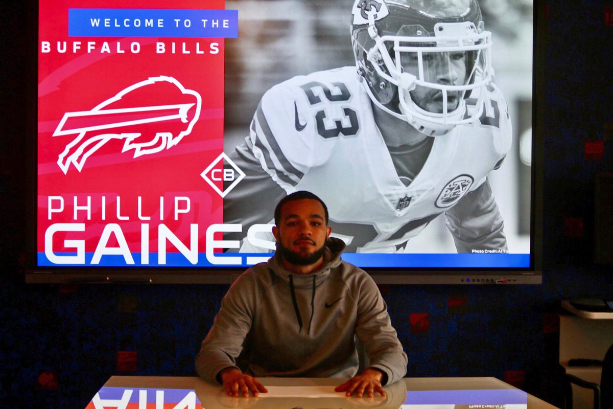 BuffaloBills's tweet photo. We've signed CB Phillip Gaines.

Details on our newest addition: https://t.co/XZ7s2i05Ab https://t.co/zmtmeuAo7q