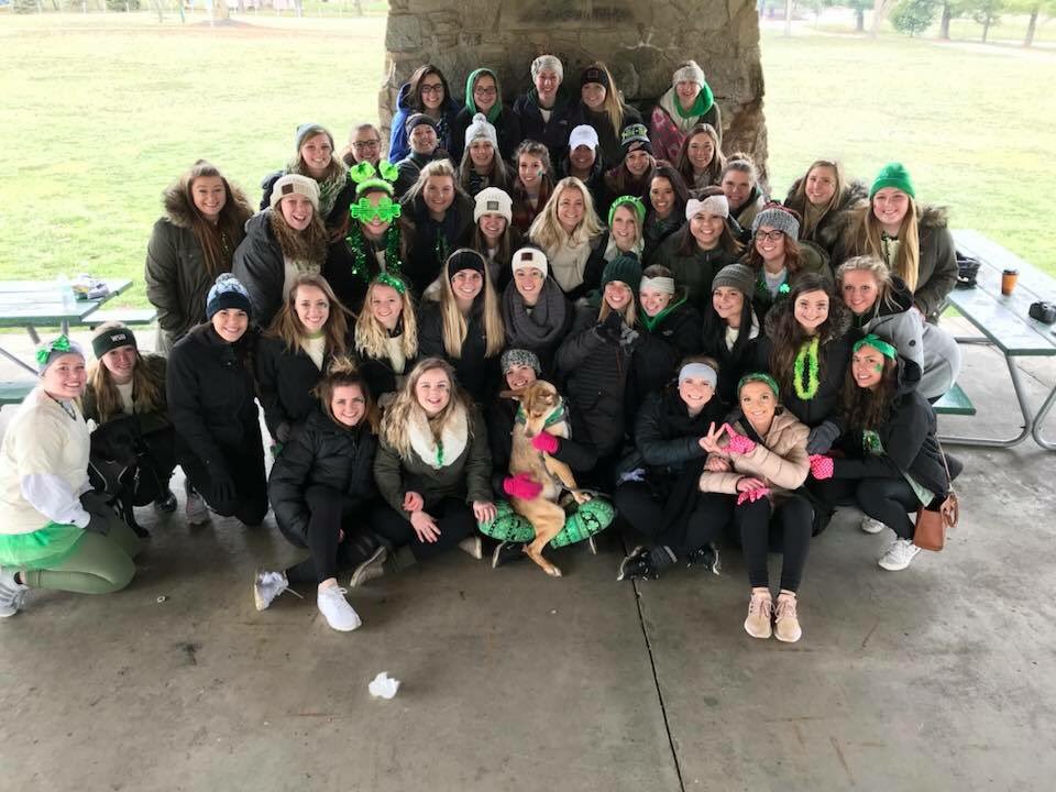 kylie_rebecca's tweet photo. #ReThinkThursday you should rethink greek life because it is more than just a group of friends, it’s a family #GreekWeek2k18 https://t.co/V9tbIOhijI