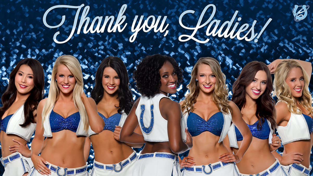 ColtsCheer's tweet photo. Yuka, Jessica G, Megan, Leanna, Mary Kate, Sable, and Brookelyn are hanging up their boots.

RT to say farewell, We'll miss them 💙 https://t.co/y74BH1hoLr