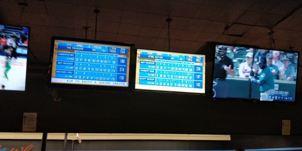 itsnotgutter's tweet image. The Youngins' win a tough series against an experienced team thanks to two 214 games from Amy