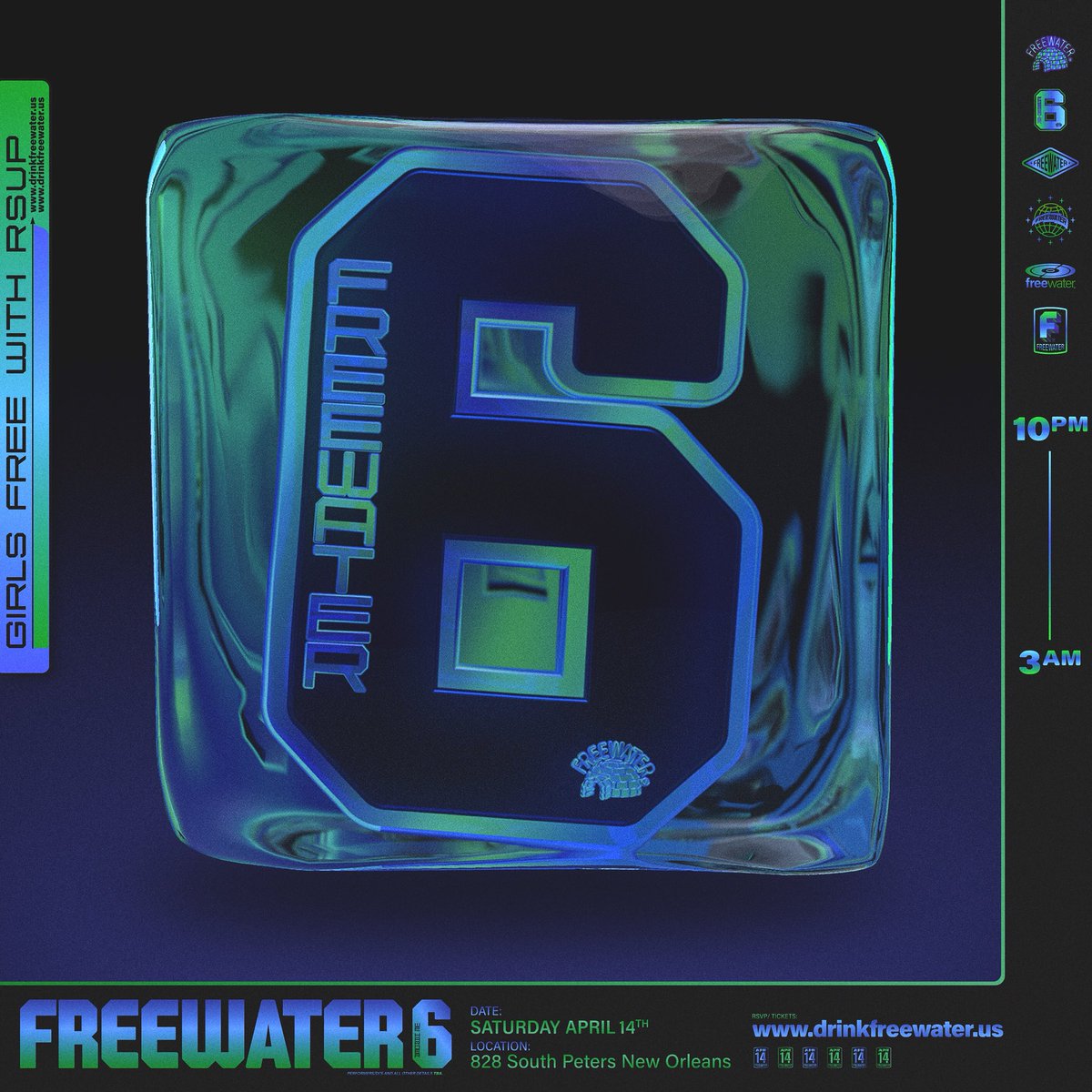 drinkfreewater's tweet photo. 💙💧🌐 FREEWATER 6 🌐💧💙
GIRLS FREE W/ RSVP: https://t.co/SXlcc6gtqq https://t.co/MuwczV8MbL