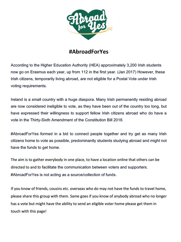 Abroad for Yes tweet media
