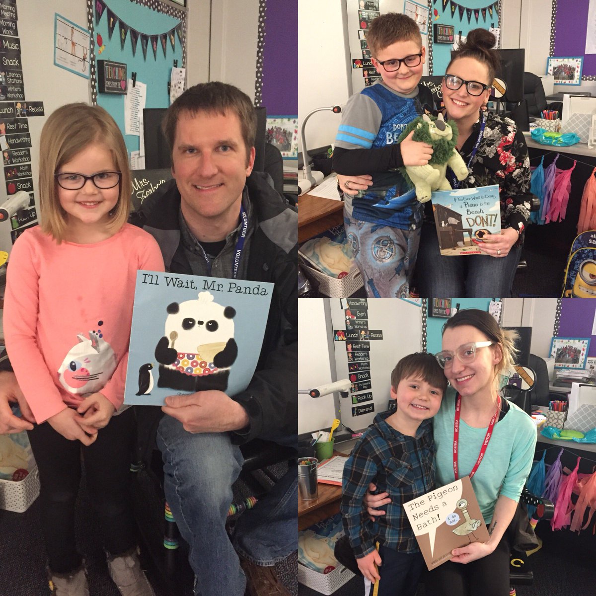 Ended #MarchIsReadingMonth with a cozy read-in in our PJ’s 📚💙 Special thanks to our wonderful mystery readers this week! Happy Spring Break!🌷🐣