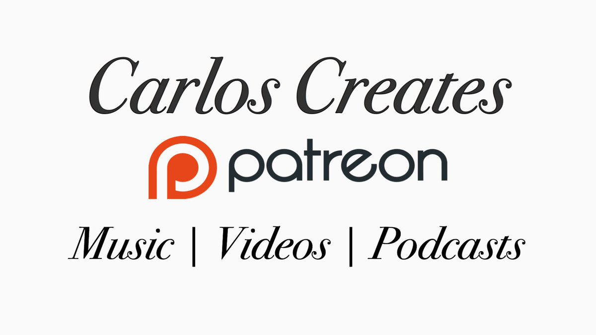 CCandidoMusic's tweet photo. “Carlos Creates” drops on April 5th, 2018.
It’s time to take this community into overdrive! #Patreon #community https://t.co/p0rbxAeIGT