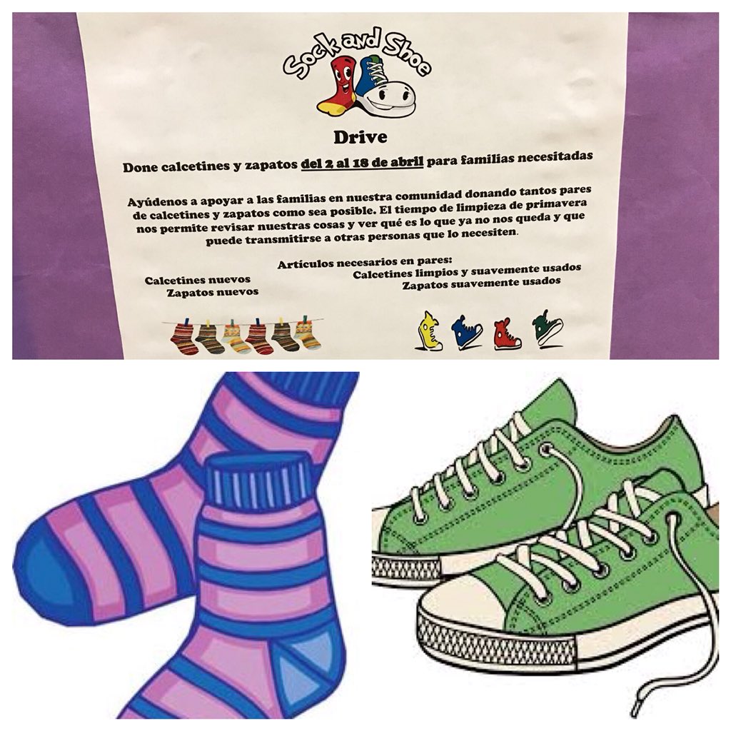 Join us in donating new or gently used socks and shoes during our Legacy of Giving drive from April 2-18 @OdomEagles #philanthropy #DayofGiving #AISDGot❤️