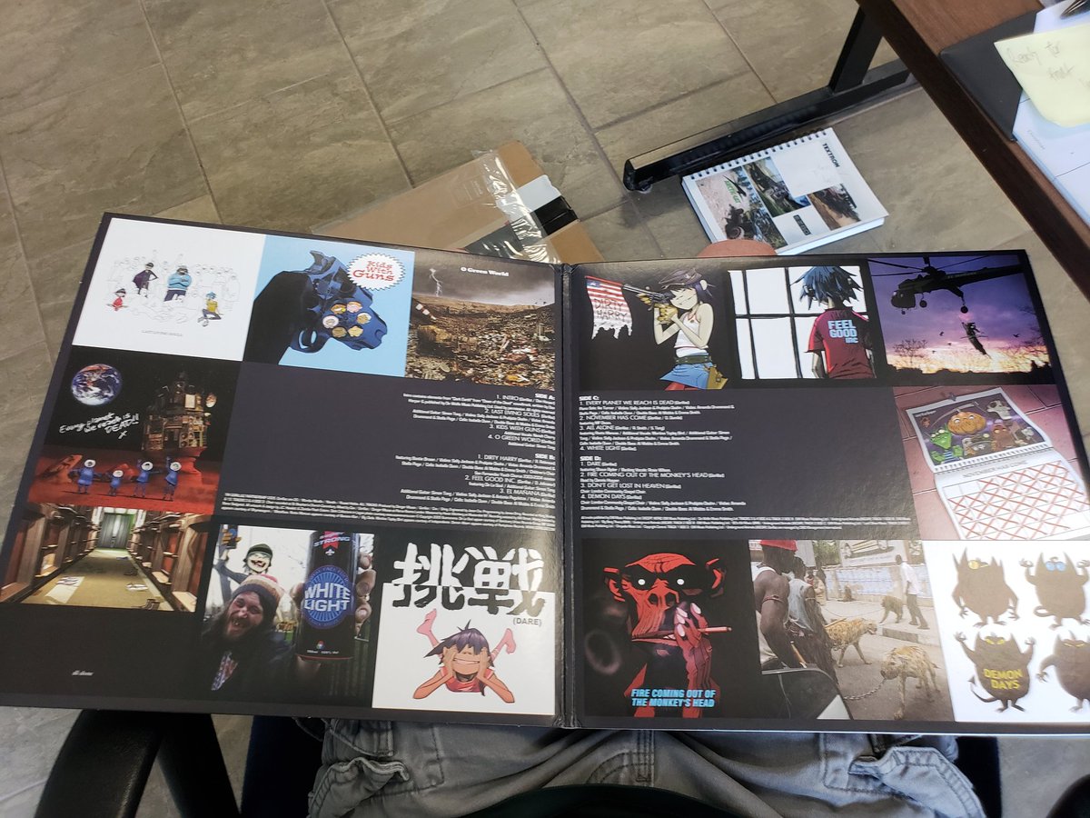 IAMSPEECHLESSS_'s tweet photo. Added another to the collection today :) got like 7 records in but this one I'm most excited about ♥️🎼 #gorillaz #demondays #redLP https://t.co/zJWALTxQMJ