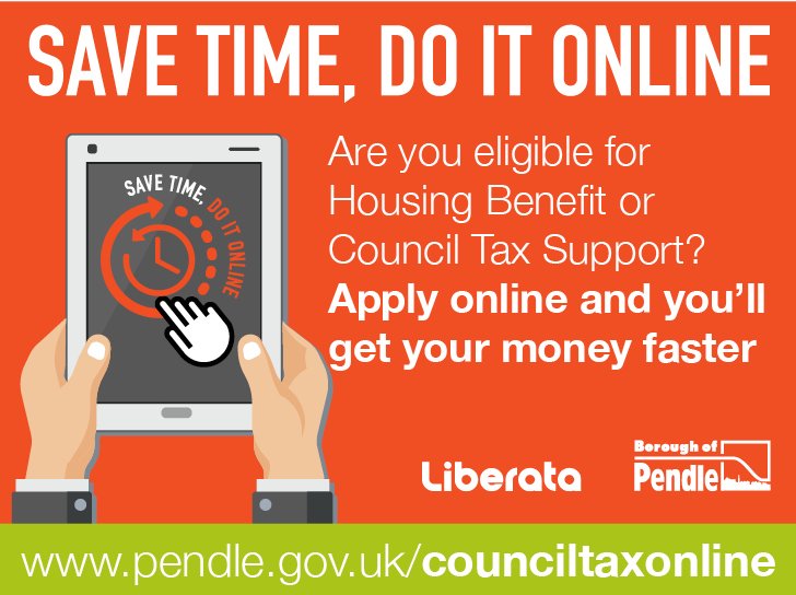 ContactPendle's tweet photo. Don’t forget you can apply for Housing Benefit and Council Tax Support online. We can process online applications quicker so you’ll get your money faster! https://t.co/AE503lXioV https://t.co/2SKT4wRNXX