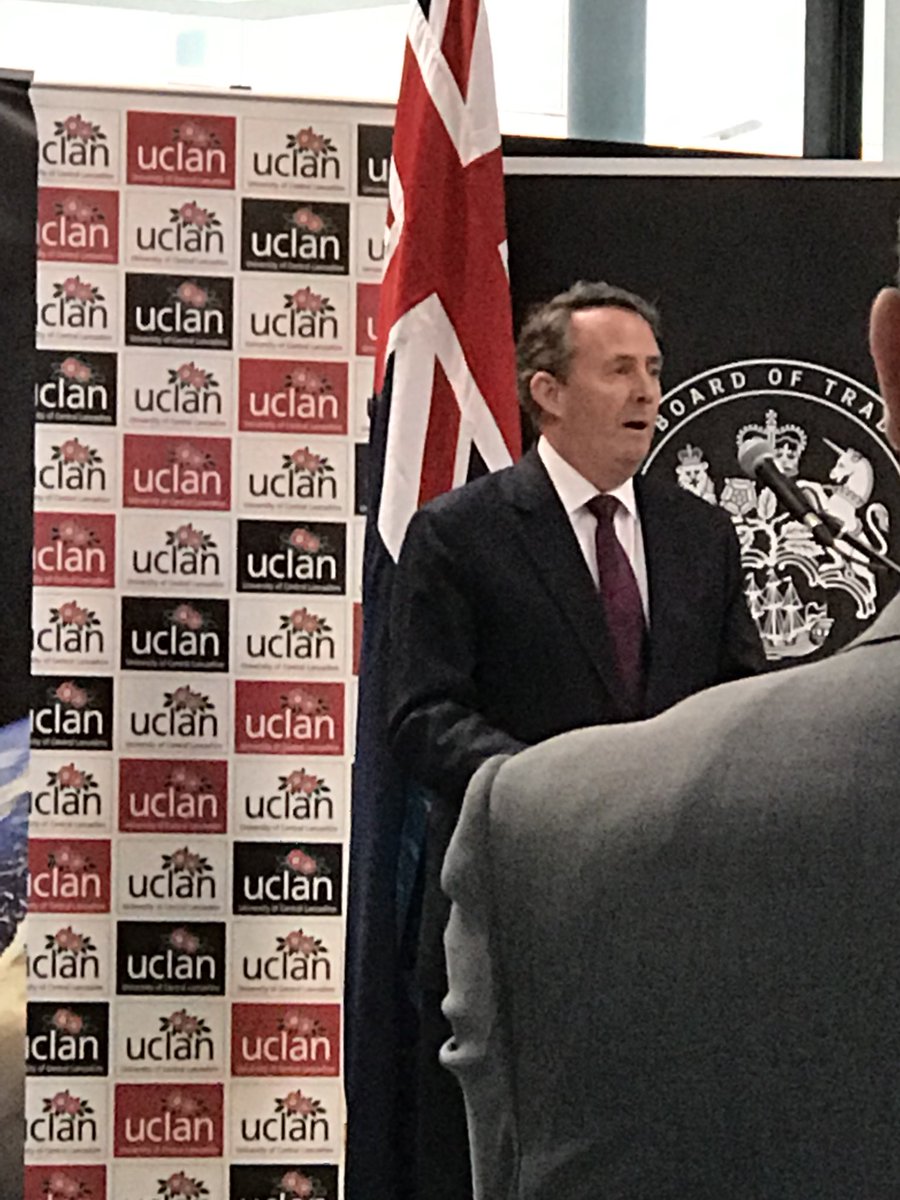 UCLanEntStds's tweet photo. Liam Fox addressing our event in the new social space. https://t.co/NMHaHU2ZSx