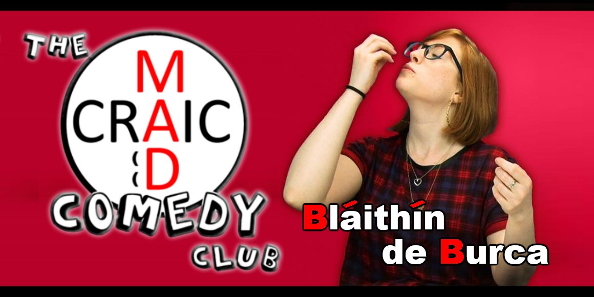 madcraiccomedy's tweet photo. Only 2 more sleeps to go until our buster night of comedy at @galwayexchange on Saturday. @BeingBla and Conor Murray are two of the amazing acts we have lined up for you. Don't forget you can get tickets from the show at https://t.co/NJ5DEvokgA https://t.co/OD5SISVqBN
