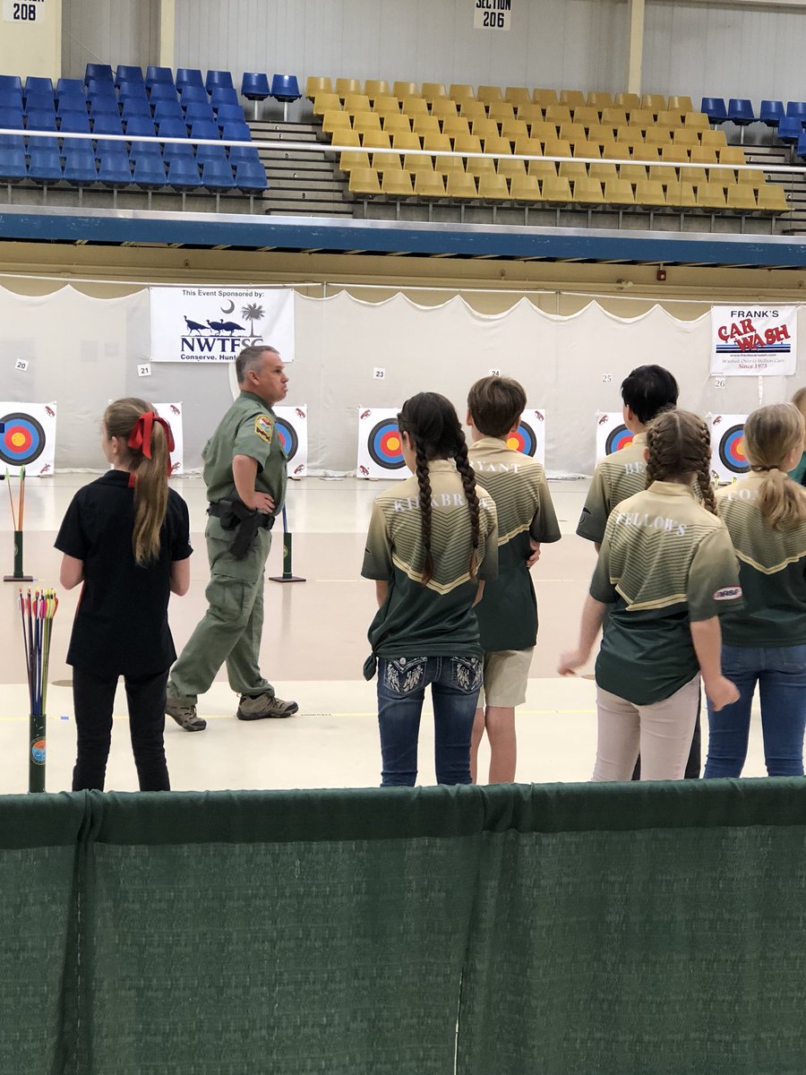 rykirkbride's tweet photo. @mgmgators archery team on target st the @NASP2002 @NASPIBO3D South Carolina State archery tournament! https://t.co/Bbu0zdqrH7
