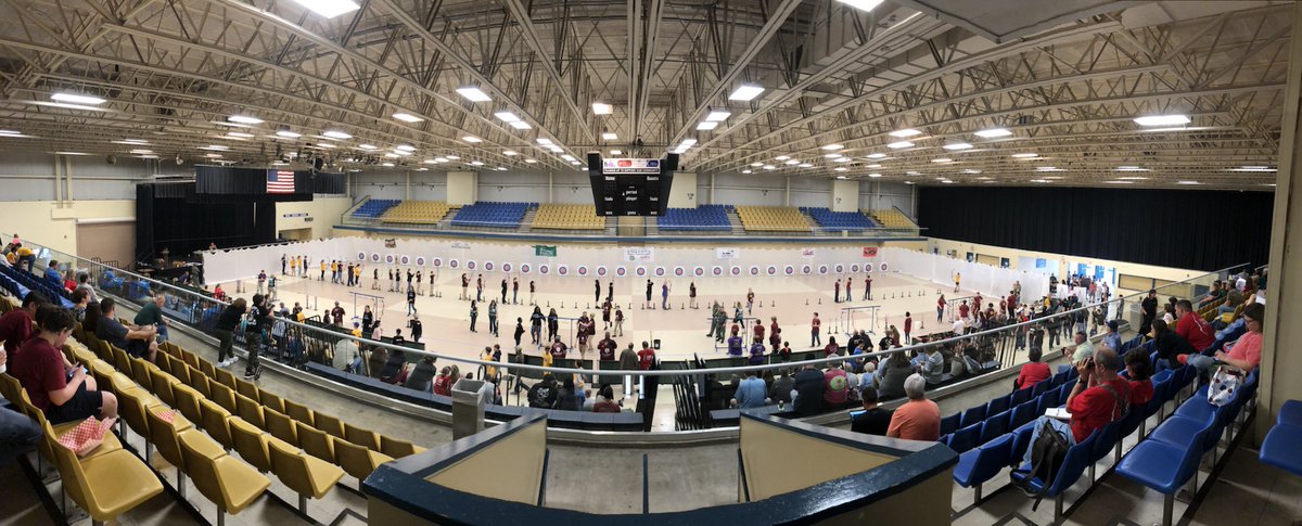 rykirkbride's tweet photo. @mgmgators archery team on target st the @NASP2002 @NASPIBO3D South Carolina State archery tournament! https://t.co/Bbu0zdqrH7