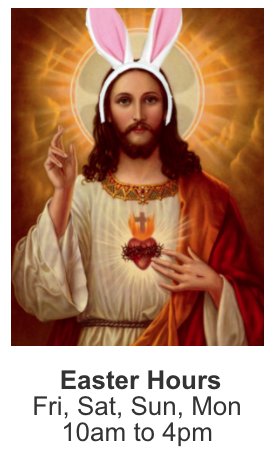 dlpu's tweet image. Easter hours are set / Horaires de Pâques sont ici. Open every day / Ouvert tous les jours