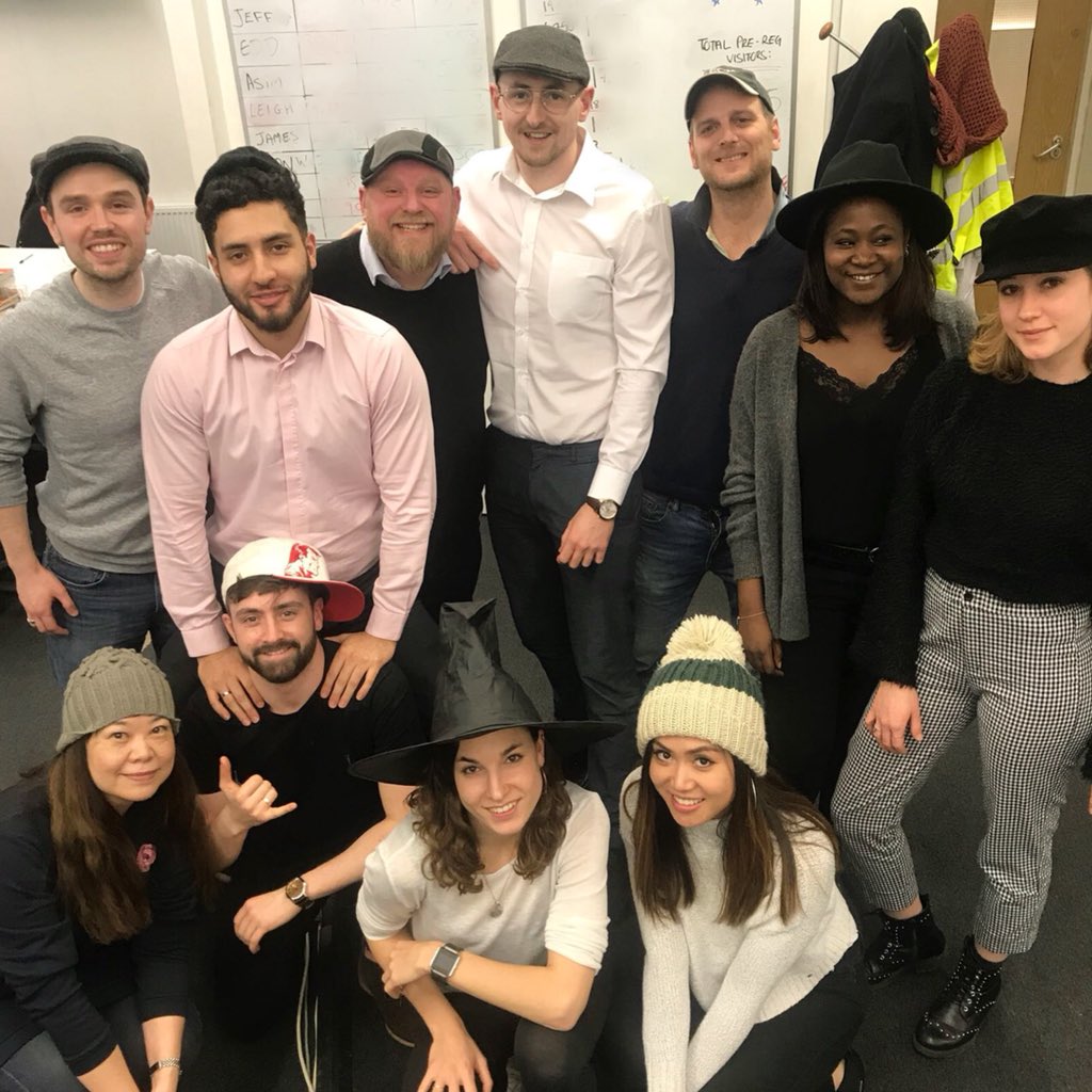 Oliver_Kinross's tweet photo. In support of #WearAHatDay, we decided to raise some money for a great cause and posed a challenge for our team to bring in their best hats. Who do you reckon won? https://t.co/kGm2VLbz4f