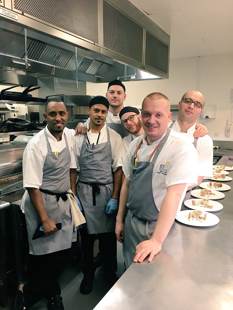 Pawel’s last day...Thank you Chef! 🍀🍼<a href="/Paw_85_/">Pawel Szczepanski</a> 
Good bye Gabor! 😙 #notonthepicture <a href="/GaborTot86/">Gabor Toth</a> 
Congratulations Rob! #missingonthepictureneither 🙈<a href="/rob_bow/">Robert Sussex</a> 
Welcome to the new guys! 🤗@LiamWalker995 
#DreamTeam2.0 #MLP