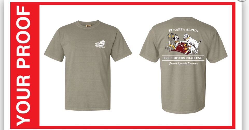 EKUPIKES's tweet photo. RETWEET to WIN one of our 2018 Firefighters Challenge shirts! Winner will be chosen two weeks from today. 

Want to buy one? Find a Pike and let them know. $15! #PikePups 

Don’t forget, Firefighters Challenge week is April 9th-14th! #PikeFC18 https://t.co/OrKKal3p6H
