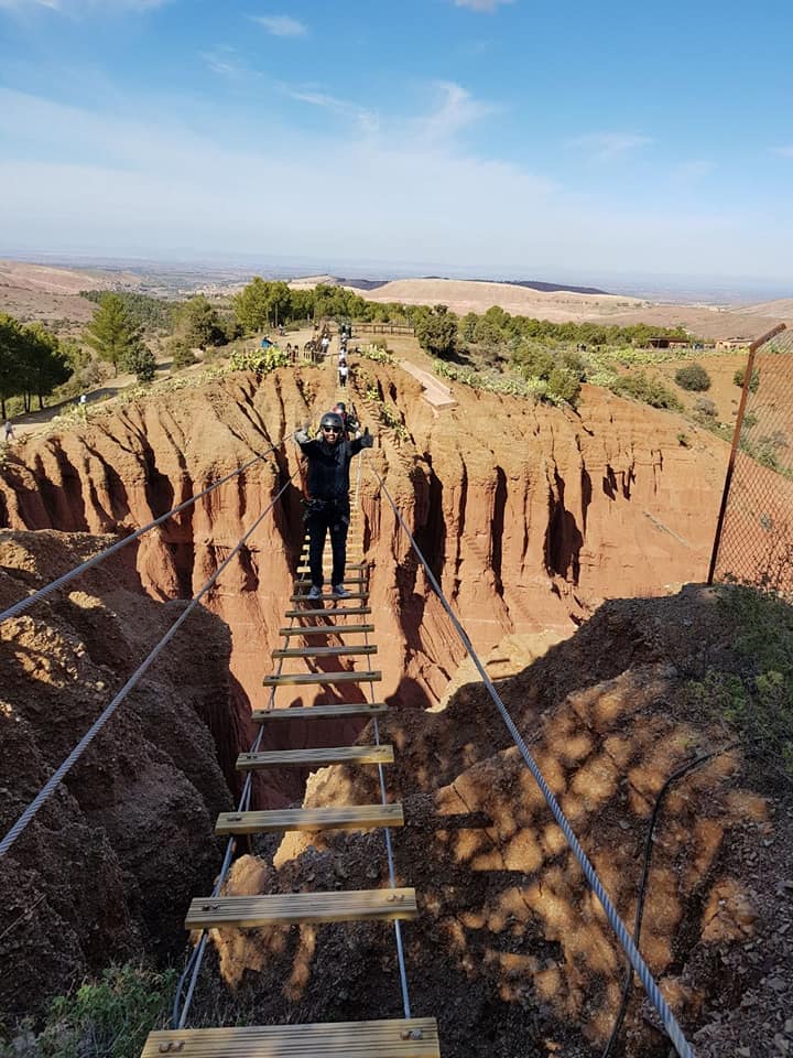 DublinAirport's tweet photo. We've flights for 2 to Marrakesh to give away with @Ryanair. Feeling adventurous? Take a 30 minute drive south of Marrakesh to Terres d'Amanar a 173-acre playground with climbing routes, high wires, zip lines &amp; horse riding. Follow &amp; retweet to enter. #DUBMarrakesh https://t.co/5MxEkFbFr0