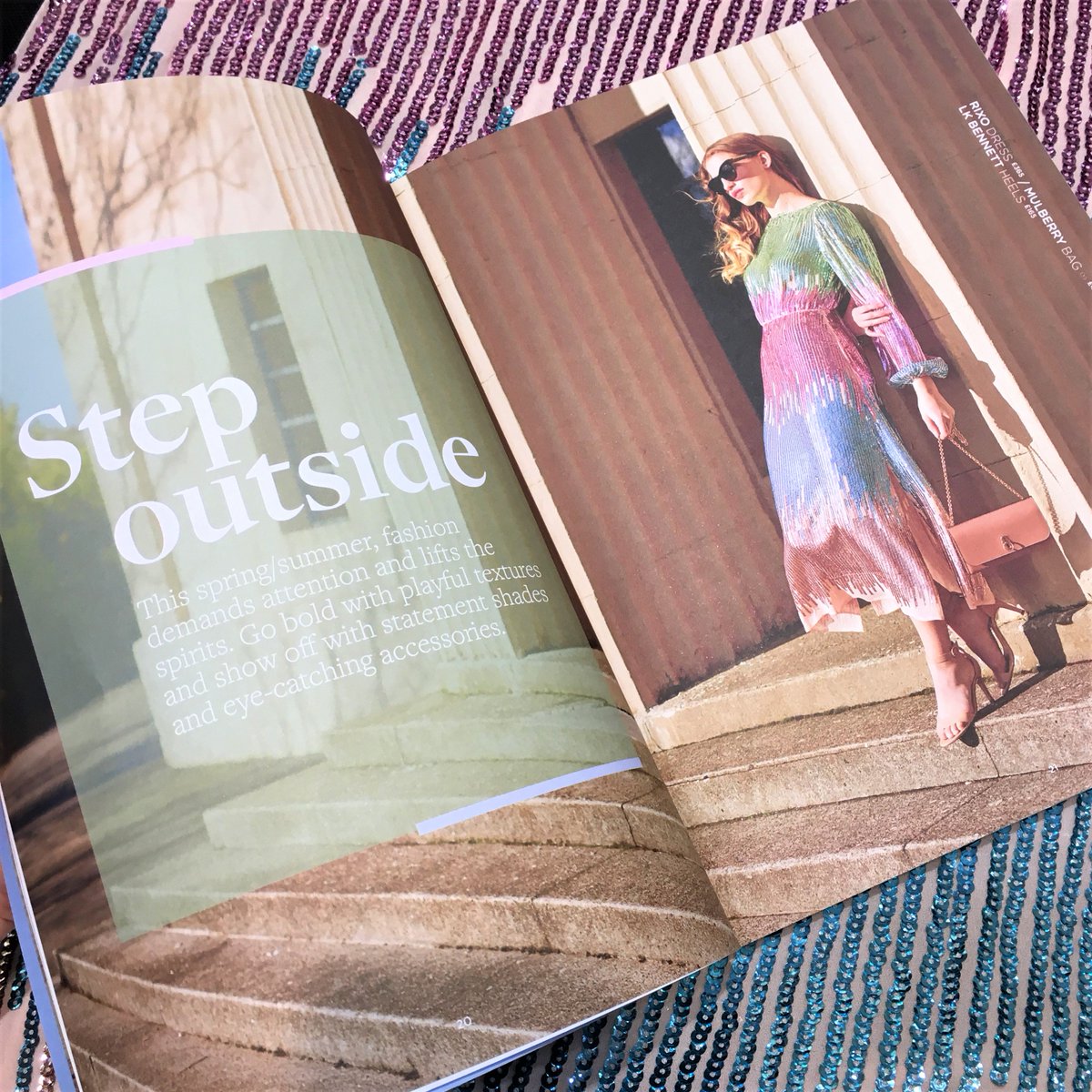 FenwickStores's tweet photo. We are excited to reveal the third issue of our #FenwickMagazine! Available now, it features our edit of the best fashion, beauty, food and home for SS18. Pick up your complimentary copy at our Northumberland Street and Eldon Square entrances. Image features @rixo_london dress. https://t.co/Dsqctz6lGp