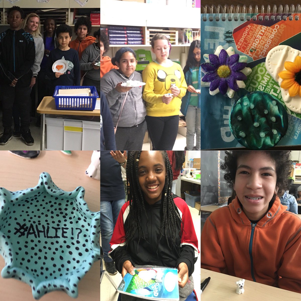 Mrs_Snell03's tweet image. Ss engaging in air dry clay projects and searching Pinterest for projects of their own choosing. #makered #makermorning @BalmoralDrivePs @peel21st #peelschools