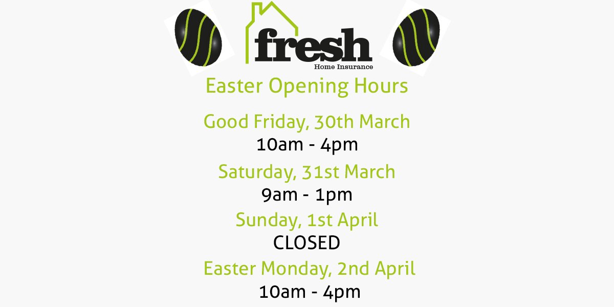 Fresh_Insurance's tweet photo. We hope you have an amazing Easter weekend, but if you need to get in touch with us, here's when we're on the phones to help! https://t.co/m9mJ6Fmdcp