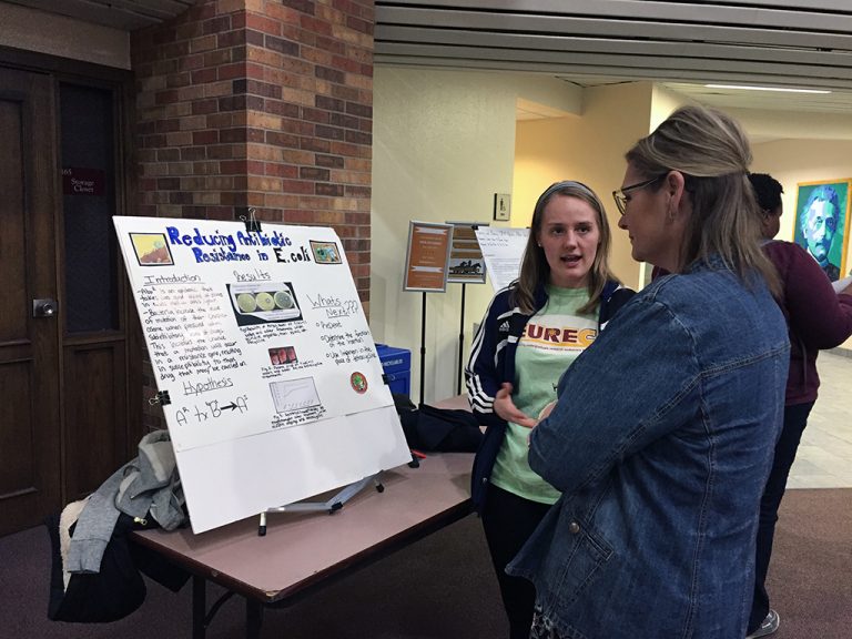 WichitanOnline's tweet photo. Undergraduate research gives students hands-on experience. Read @brittnivilandre's coverage of EURECA here: https://t.co/nXdLGrdYbl https://t.co/F9pbyiOedT