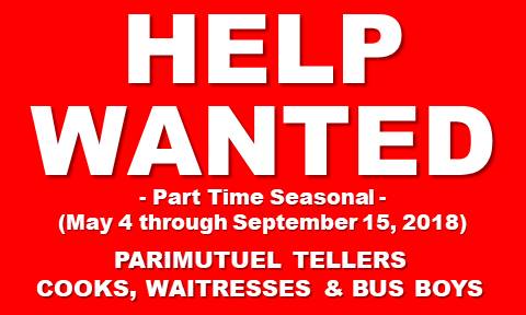 Tell your friends! Were hiring Waitresses, kitchen staff, and tellers.