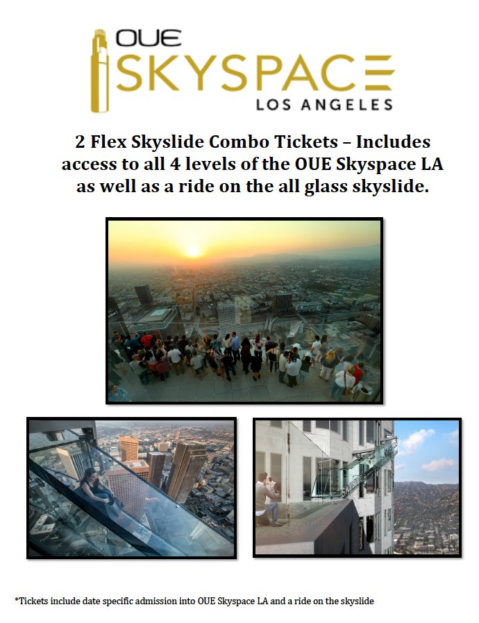 Check out this thrilling auction item! Take a ride on the skyslide!