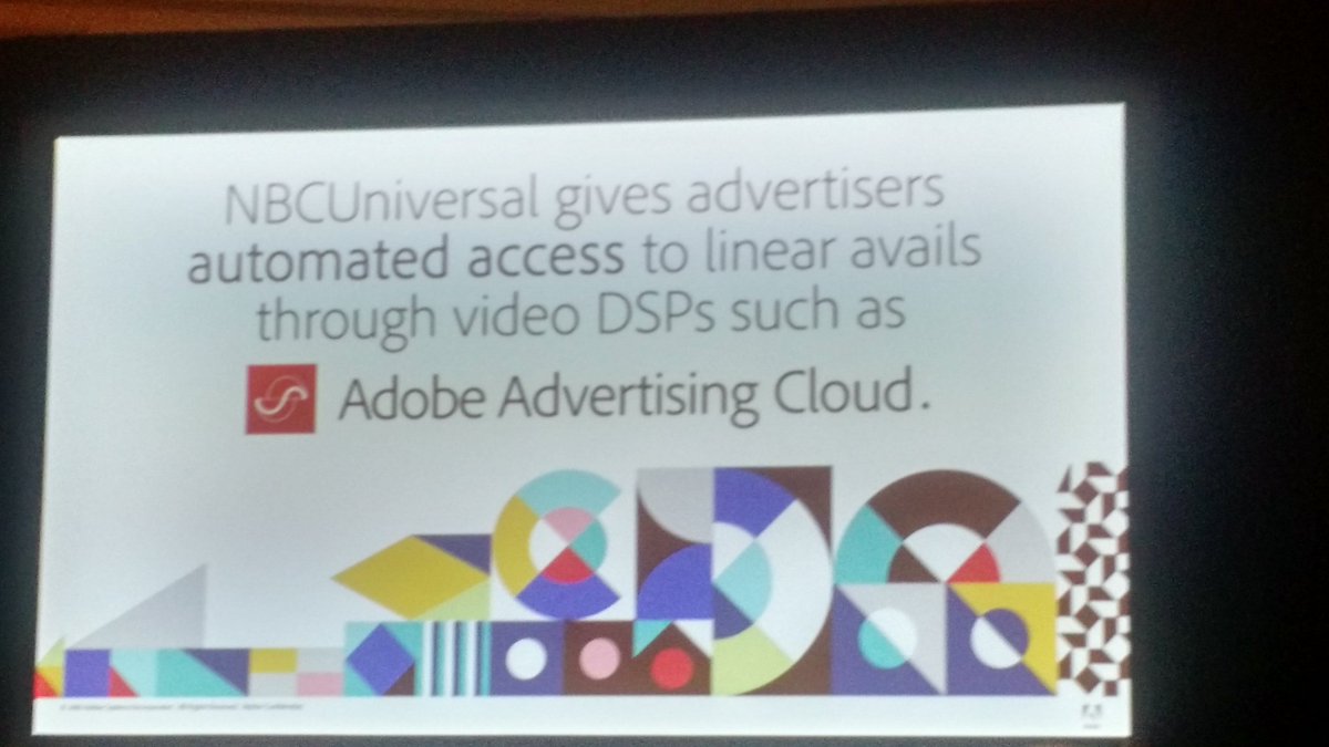 eastsidemusic's tweet image. Anything to bring #richdata targeting to buy audiences is the new paradigm for #advancedTV is used to improve storytelling. Now using #data #technology to build an #audiencegraph to empower sales teams, advertisers, and agencies @NBCUniversal #AdobeSummit