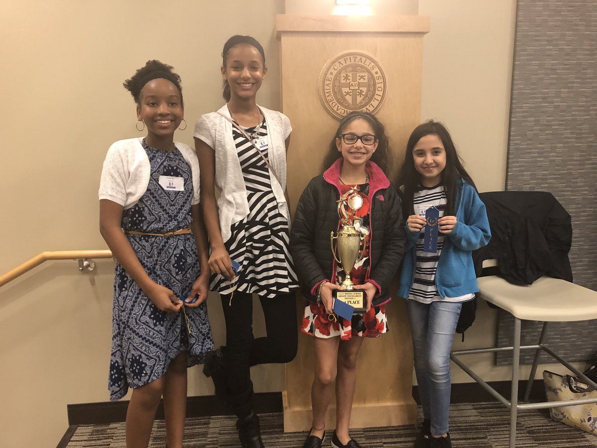 CCS_Gifted's tweet photo. Congrats to @ColsCitySchools Debate Tournament @Capital_U Div. 1 Winners Ridgeview MS X!  2nd Place - @Ecole_Kenwood X and 3rd Place - @WoodwardParkMS X https://t.co/p2LkyP4vNP