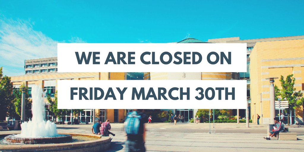 YorkUscld's tweet photo. Hey lions! Our office will be closed on Friday March 30th for Good Friday. We hope you have an amazing long weekend! #YorkU https://t.co/DivB5tu504