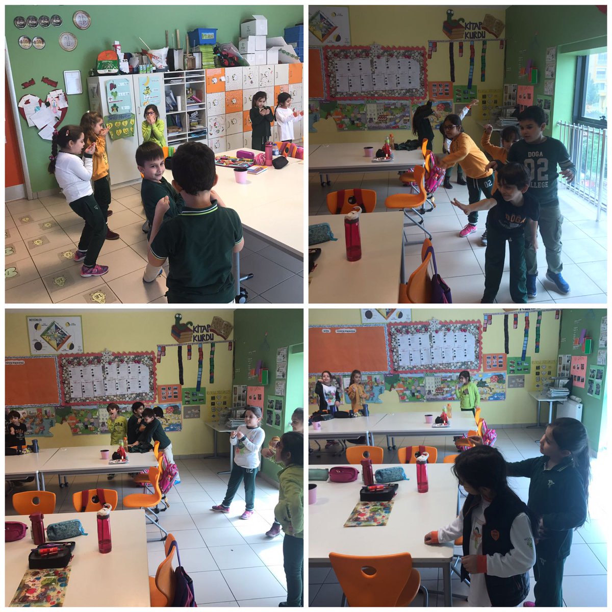 Deryakok35Kok's tweet photo. #FREEZEGAME
It is great to dance and mime the sports and hobbies! We consolidated new vocabularies through "Freeze!" game.
Spor ve hobileri taklit ve dansla birleştirip canlandırmak harika! Yeni kelimeleri "Freeze!" oyunu ile pekiştirdik. " @ece_hamret @Bahcesehr2_Doga https://t.co/OUmmjHf1pc