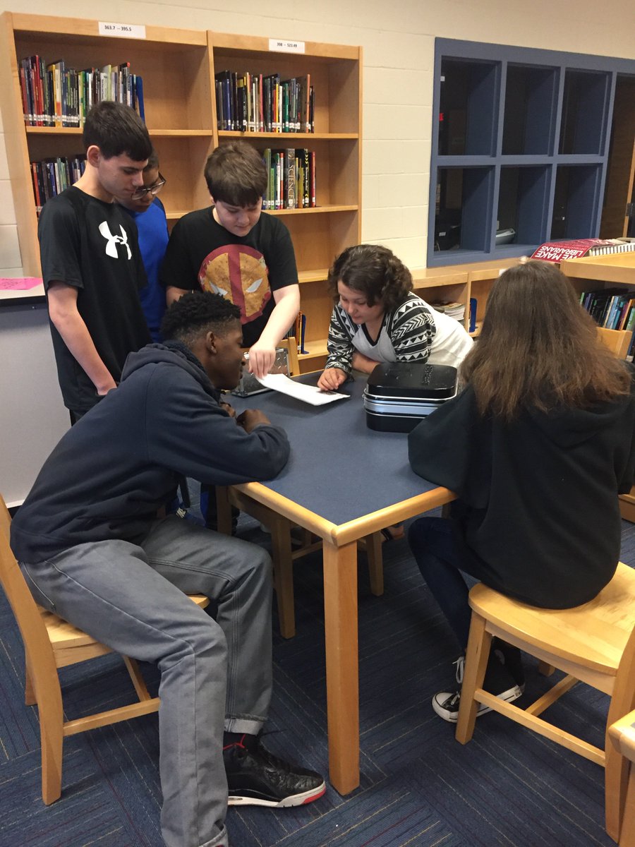 GinaCollier10's tweet photo. #RAMSInspire my students "Breakout" figuring out clues to a Civil War mystery in preparation for our new novel @GinaCollier10 https://t.co/SSif3CIFx3
