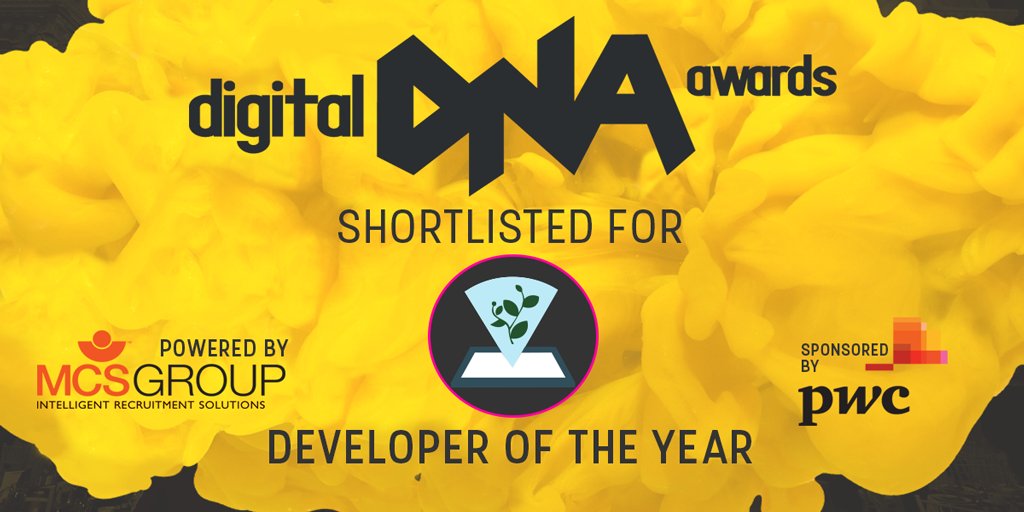 DigitalDNAHQ's tweet image. Shortlisted for &apos;Developer of The Year 2018&apos; is Colin Young, Dominic Hourican @Keithology Stephen Phillips and Steven Knox. CONGRATULATIONS! 😀🎉 digitaldna.org.uk/awards/