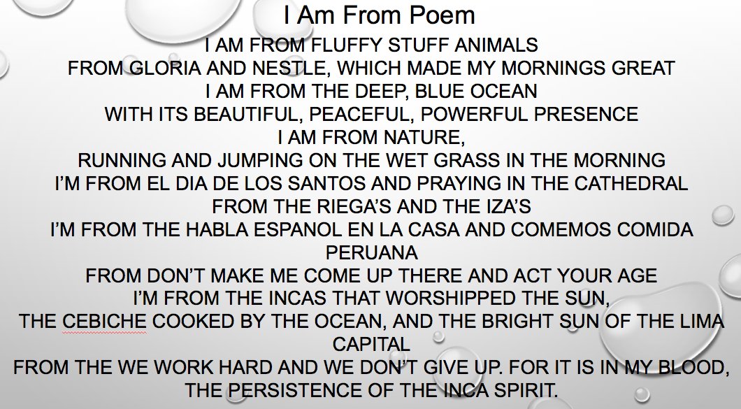 global_margins's tweet photo. I Am From.... #poema #cultura #culture #themargins https://t.co/JfDihoSkUv
