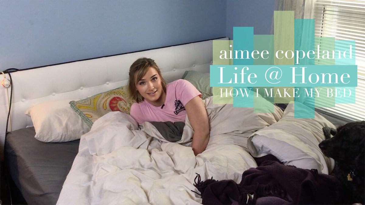 Aimee__Copeland's tweet image. Watch how I make my bed with no hands: youtu.be/xdb1HLsujJc @YouTube #amputee