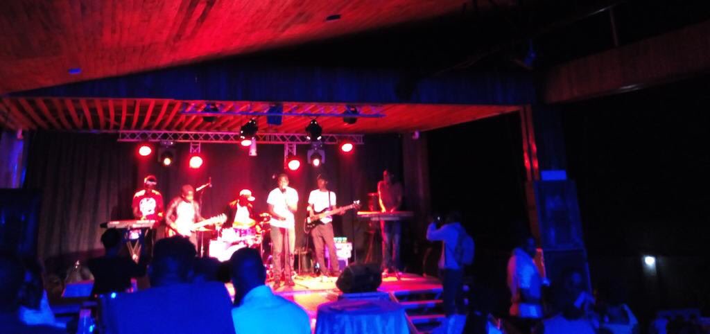 ckawunde's tweet photo. #EvokeNightSeason2
@Route316band have opened the night with a blastibulous performance 😀😀. Am all smiles. https://t.co/GoflGurR8a