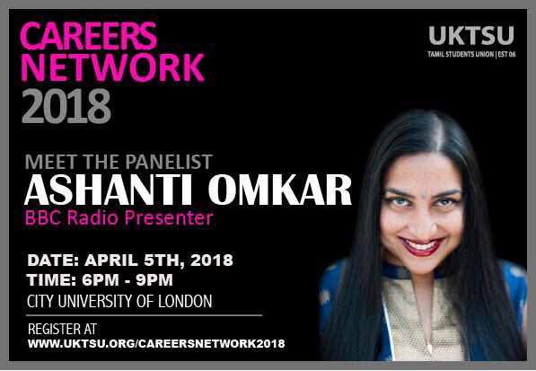 Meet our 1st panelist of the day . Careers network 2018. <a href="/AshantiOmkar/">Ashanti Omkar Film, TV, Culture Broadcaster & HOST</a> <a href="/bbcasiannetwork/">BBC Asian Network</a> #uktsu #careersnetwork  uktsu.org/careersnetwork…