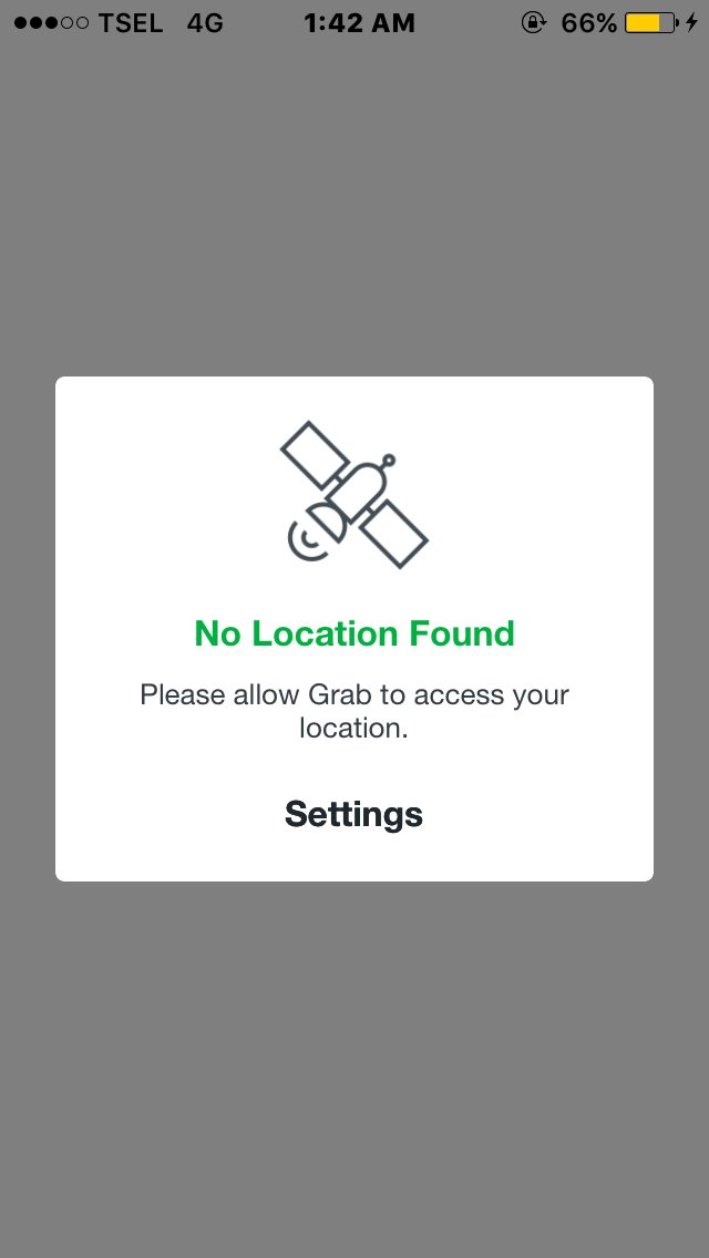 Ini <a href="/GrabID/">Grab Indonesia</a> aya aya wae, gitu terus dari tadi pagi. Padahal lokasi nyala terusssssssssssss napa sihhh? Lagi ngambek ya? Kl smp bsk masih ngambekan udh aku mau apus aja sbl☹️