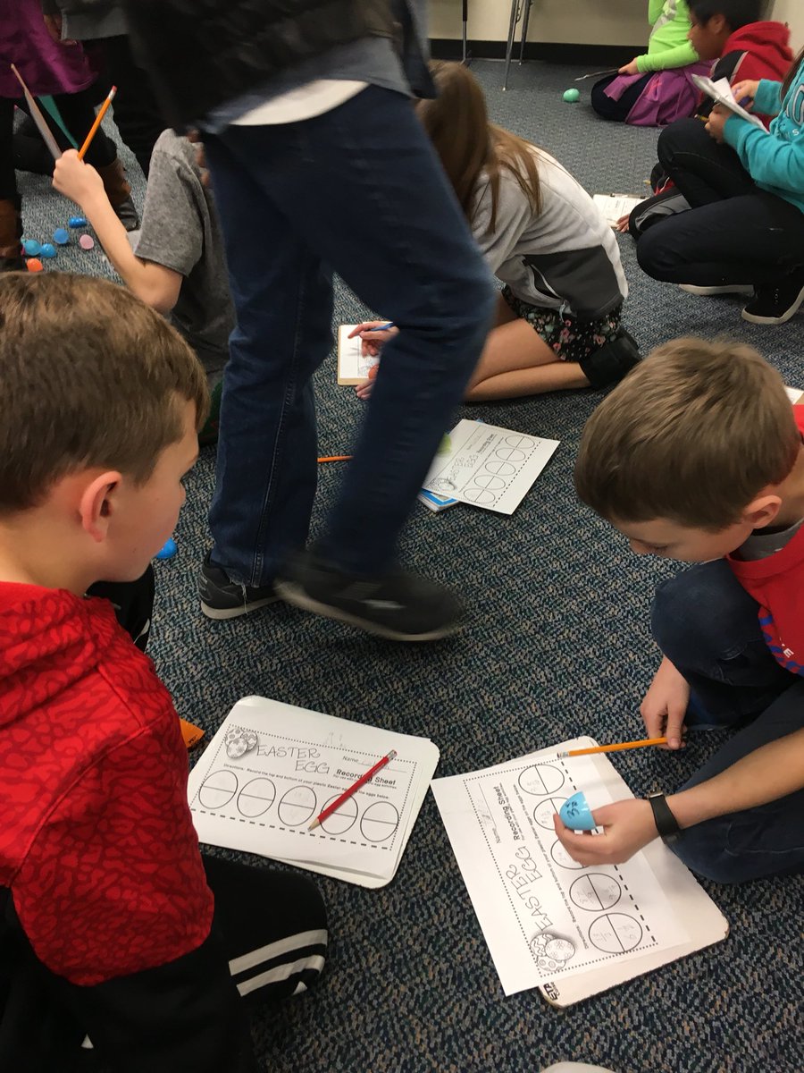 zhao_SMSD's tweet photo. Working on converting improper factions to mixed numbers in an Easter egg hunt! @mrsphillips512 @RHMrMyers @rhmcbride2  #Rockets512 https://t.co/ux3Tvw63Rl