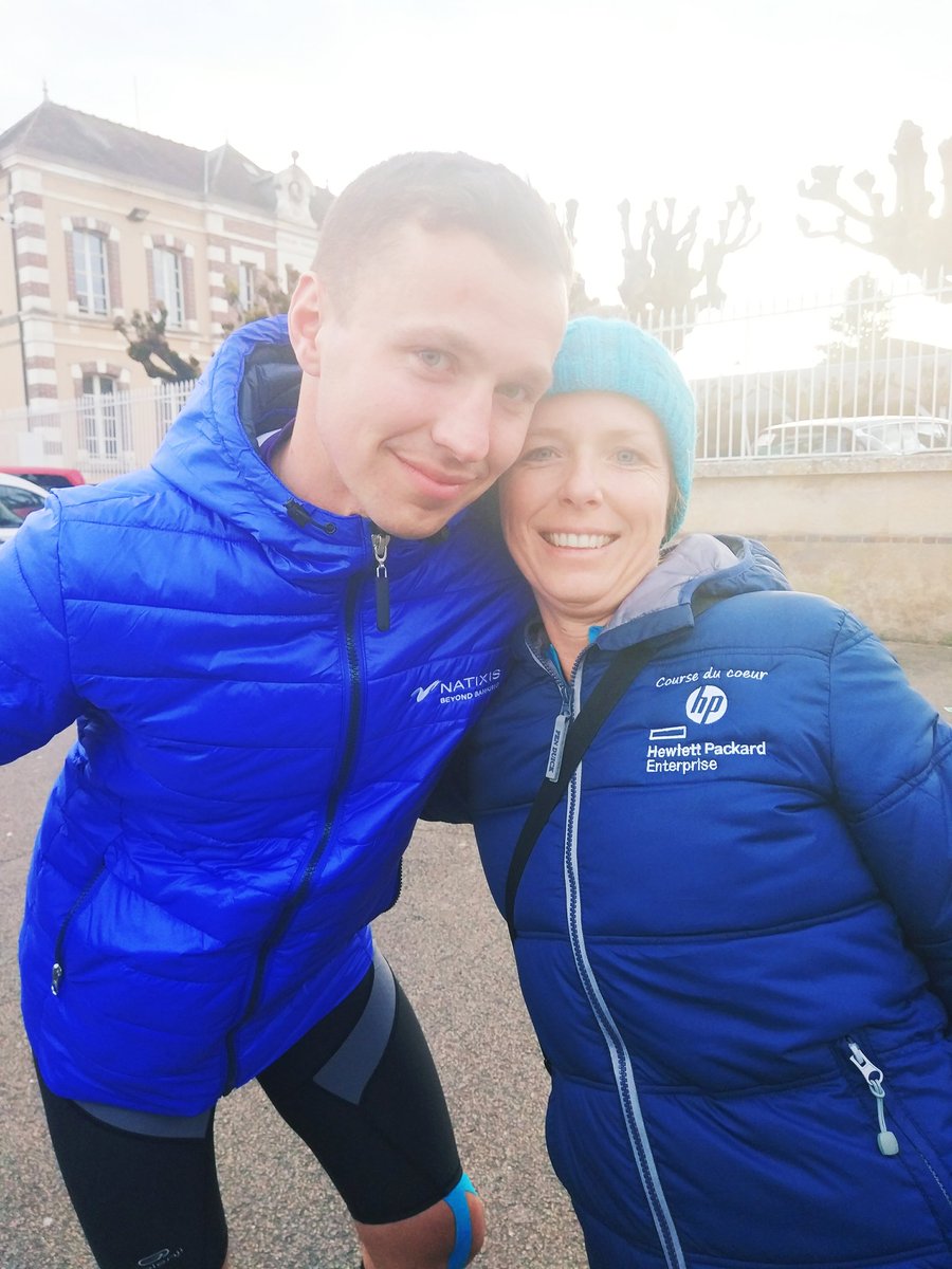 LaCourseduCoeur's tweet photo. Bravo à Natixis et Jérémie d'avoir soutenue Olie d'@HPcoeur pendant son #bike ! #belleesprit #espritCdC pour le #dondorganes https://t.co/uaNafKueio