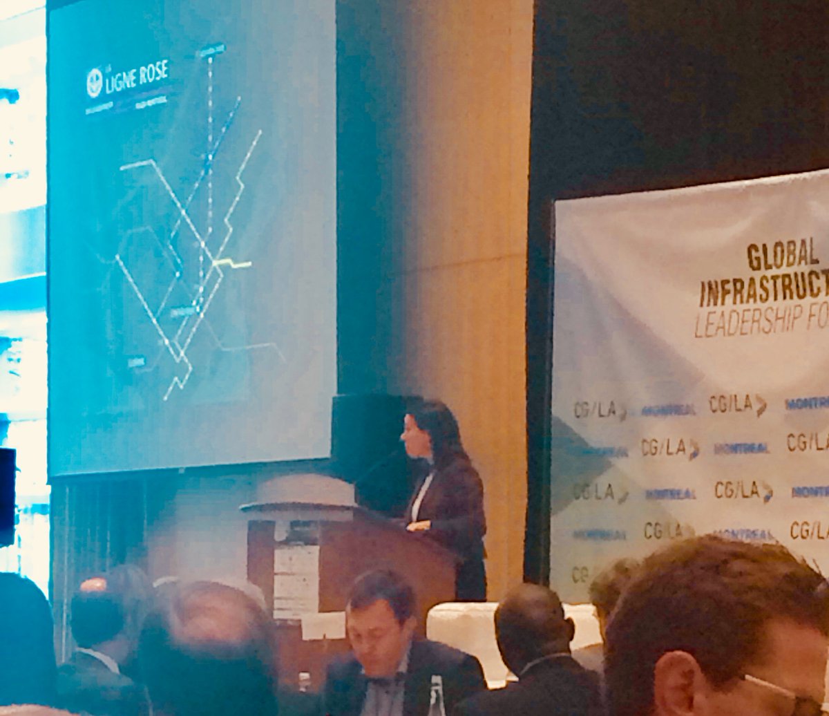 QuebecToronto's tweet photo. We're in Montréal this week for the 11th Global Infrastructure Leadership Forum @CGLA_Infra. Speakers such as Canada's Minister of Infrastructure @INFC_minister and Montréal Mayor @Val_Plante. New insights into great upcoming projects #Global11 #Infrastructure2018 #Infratrends. https://t.co/92OzS7GbKh