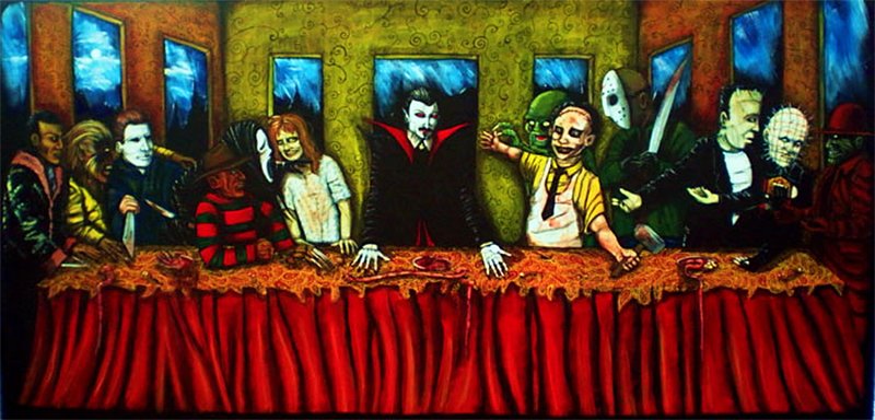 horrorlosers's tweet photo. La última cena bajo el filtro del horror (2)

- Mathias Podlovics
- Mark Masters
- Marjorie Bordeleau
- Joshep Schmalke
#JuevesSanto #LaUltimaCena #LastSupper https://t.co/IQTFzIZBxo